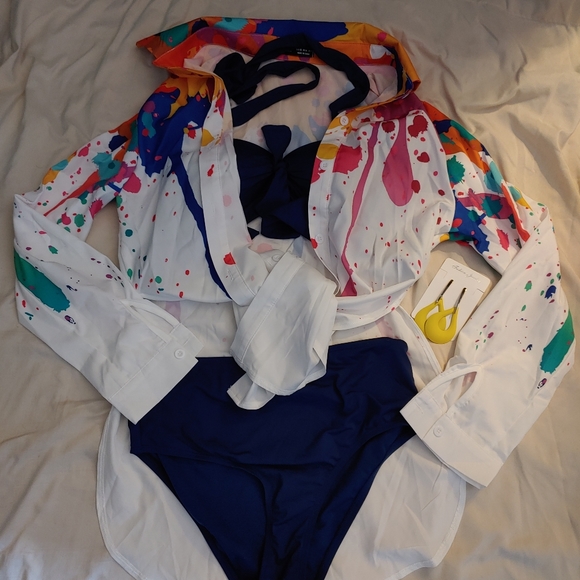 Swim Suit Set Size Small - Picture 1 of 3